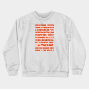 Browns Starting QBs Crewneck Sweatshirt